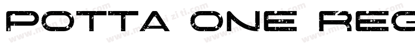 Potta One Regular字体转换